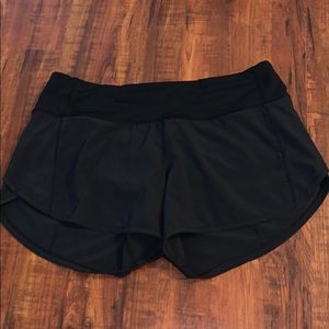 LuLuLemon Speed Black Shorts